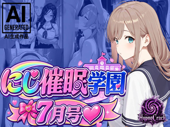 HypnoCrack 「にじ催●学園 7月号」禁断の学園、アヘ顔で魅せる快楽の宴！